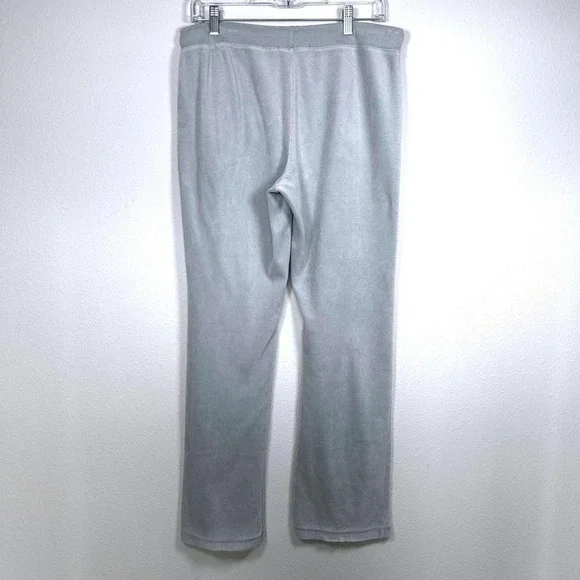 Disney‎ Parks Women's Gray Velour Sweatpants Minnie Mouse Rhinestone Lounge - Picture 5 of 5